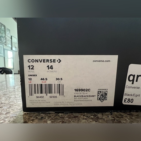 Haven Gortex Converse Chuck 70, Black - Picture 3 of 12